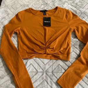 Forever 21 Mustard Top